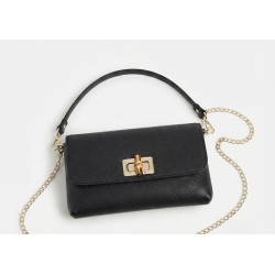 Borsa nera in pelle